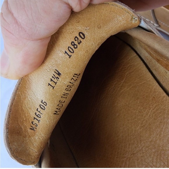 Peter Millar Size 11.5 M Tan Nubuck Penny Loafers - Picture 2 of 10